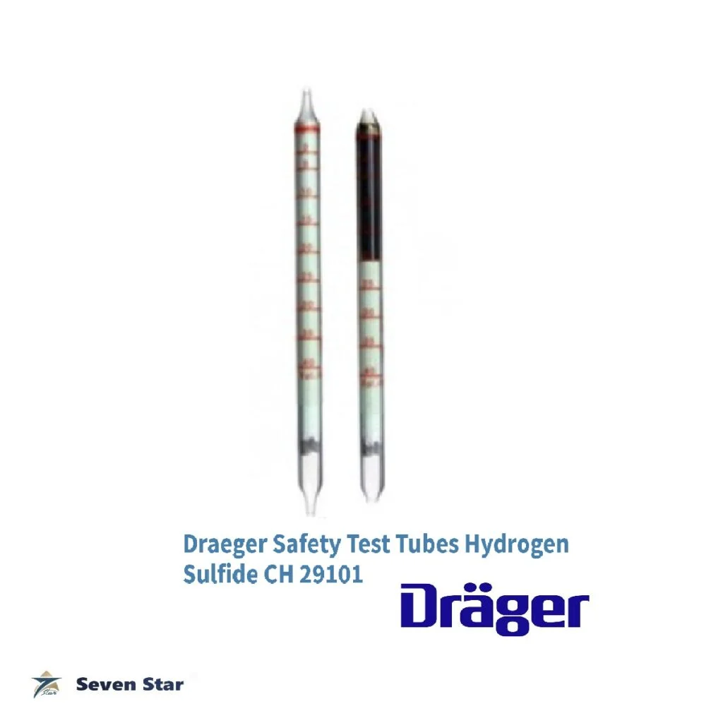 Dräger Hydrogen Sulfide 100/a (CH29101) colorimetric detector tube for H₂S with Accuro hand pump