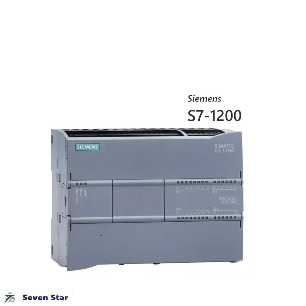 Siemens S7-1200 automation system installed in control cabinet