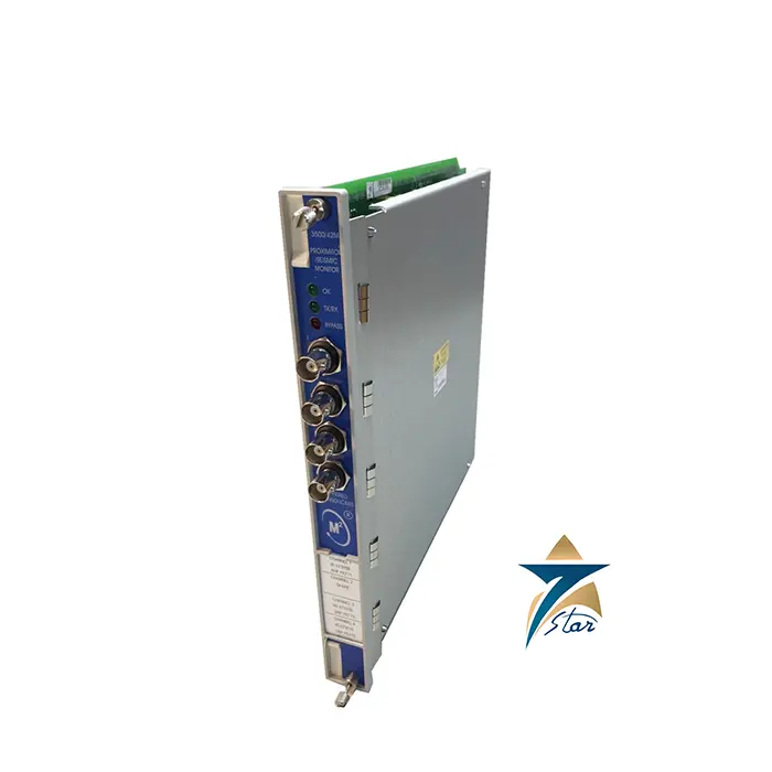 Bently Nevada 3500/42M Proximitor Seismic Monitor for vibration and position monitoring