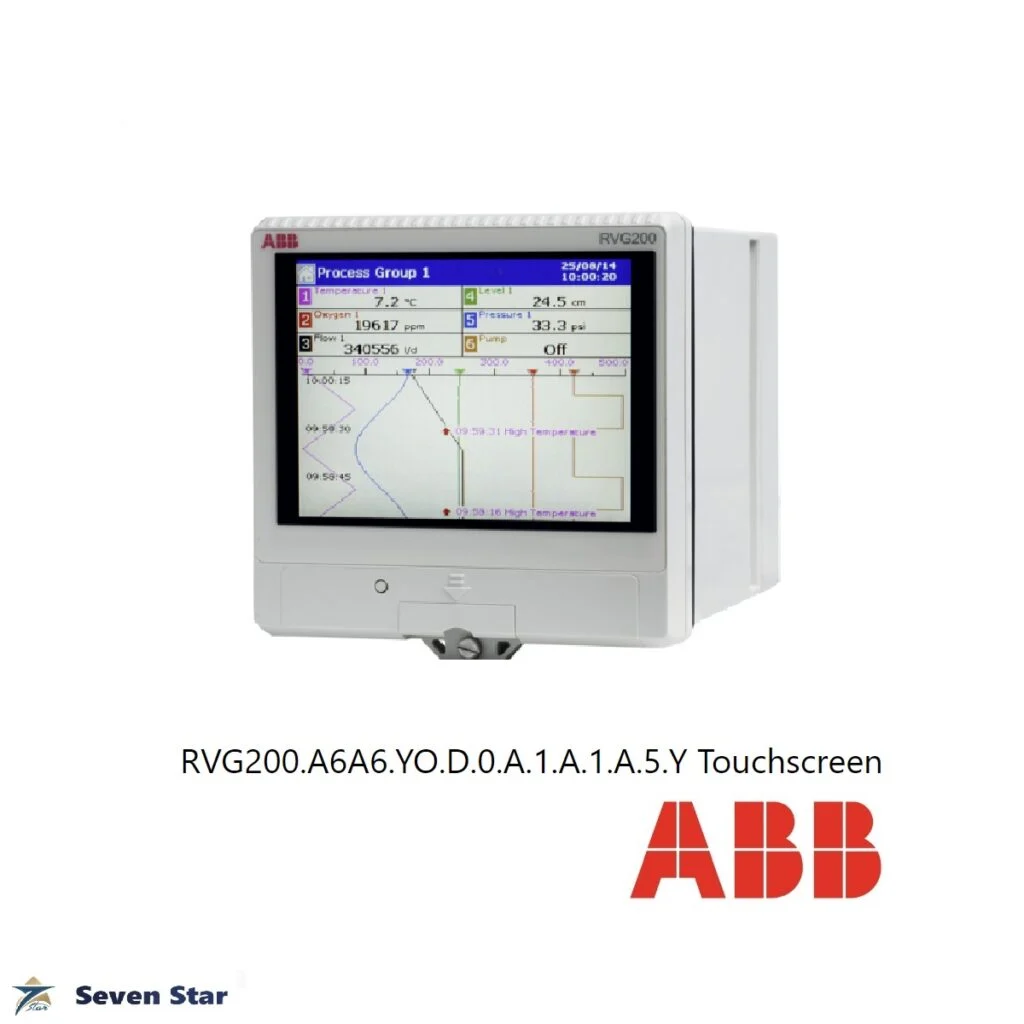 ABB RVG200.A6A6.YO.D.0.A.1.A.1.A.5.Y Touchscreen Paperless Recorder Controllers & Data Acquisition Seven Star L.L.C