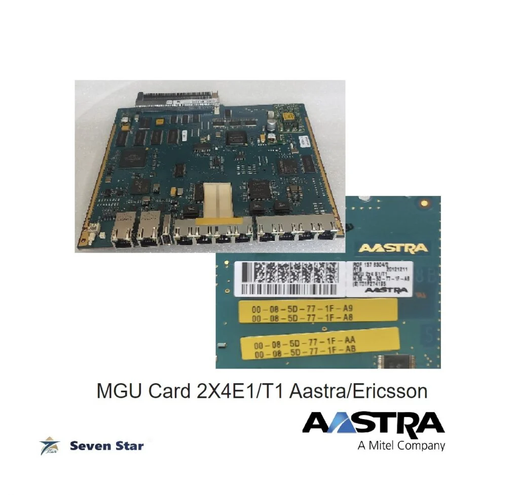 MGU Card 2X4E1/T1 Industrial Communication Seven Star L.L.C