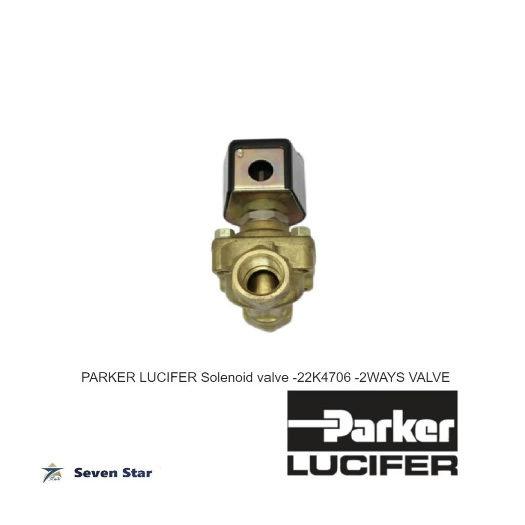 Parker Lucifer Solenoid Valve 322K4706 – 2-Way Industrial Valve