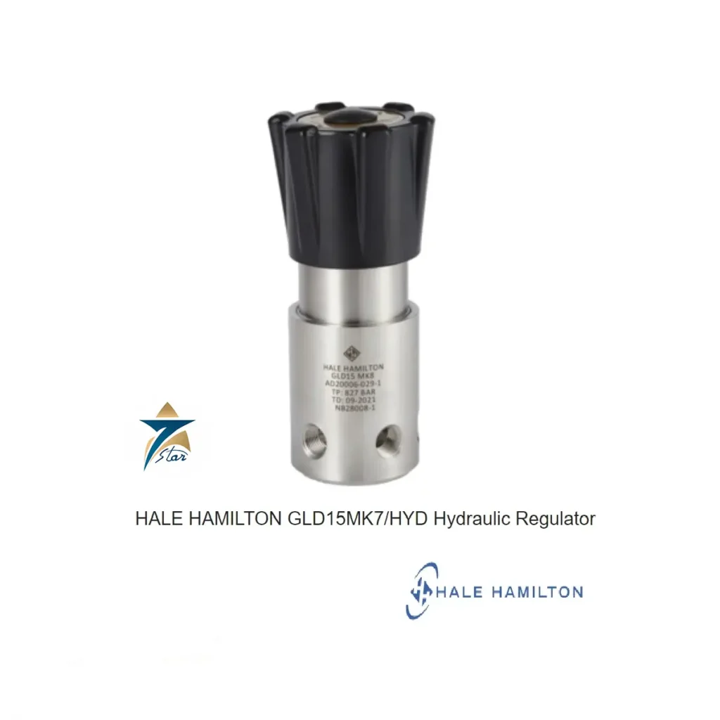 Hale Hamilton GLD15MK7/HYD hydraulic pressure regulator with 3/8 FNPT and stainless-steel body