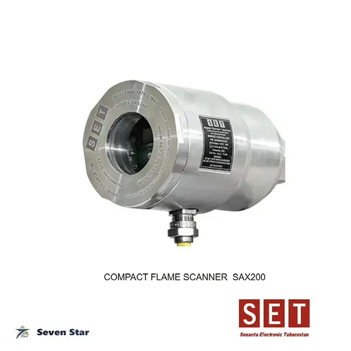 Compact Flame Scanner SAX200 for industrial combustion flame detection