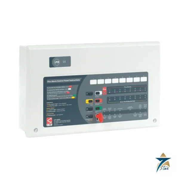 C-TEC CFP708-4 Conventional Fire Alarm Panel 8 Zone