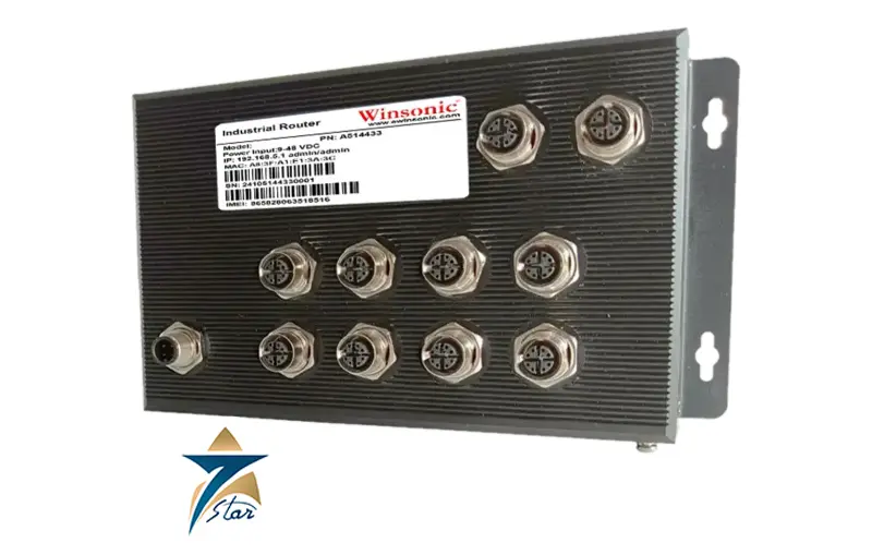 Winsonic NE10002-208423 – IP68 EN50155 L2 Managed M12 PoE++ Switch Winsonic NE10002-208423 rugged IP68 EN50155 M12 PoE++ industrial Ethernet switch (10×1G, 8×PoE++)