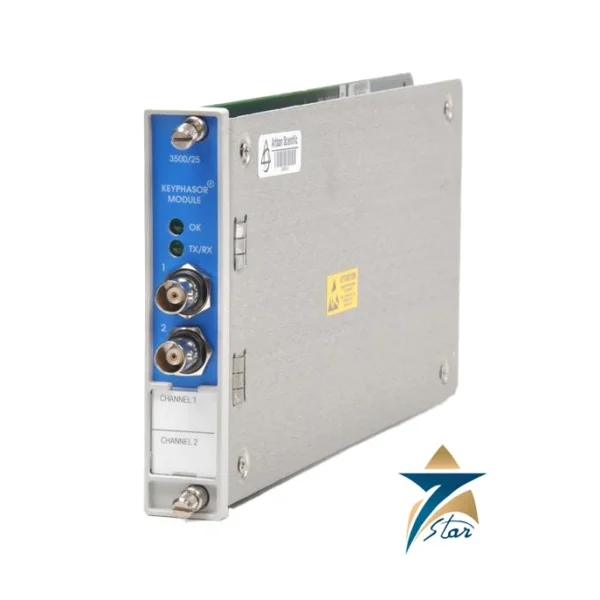 Bently Nevada 3500/25 Keyphasor Module for phase and speed reference