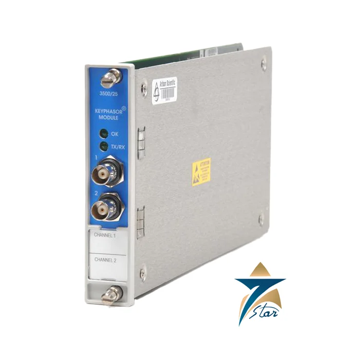 Bently Nevada 3500/25 – Keyphasor Module Bently Nevada 3500/25 Keyphasor Module for phase and speed reference