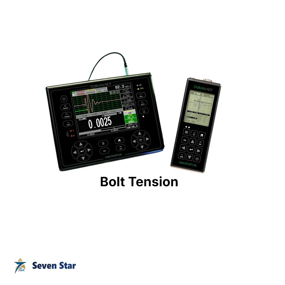 Ultrasonic bolt tension measurement instruments