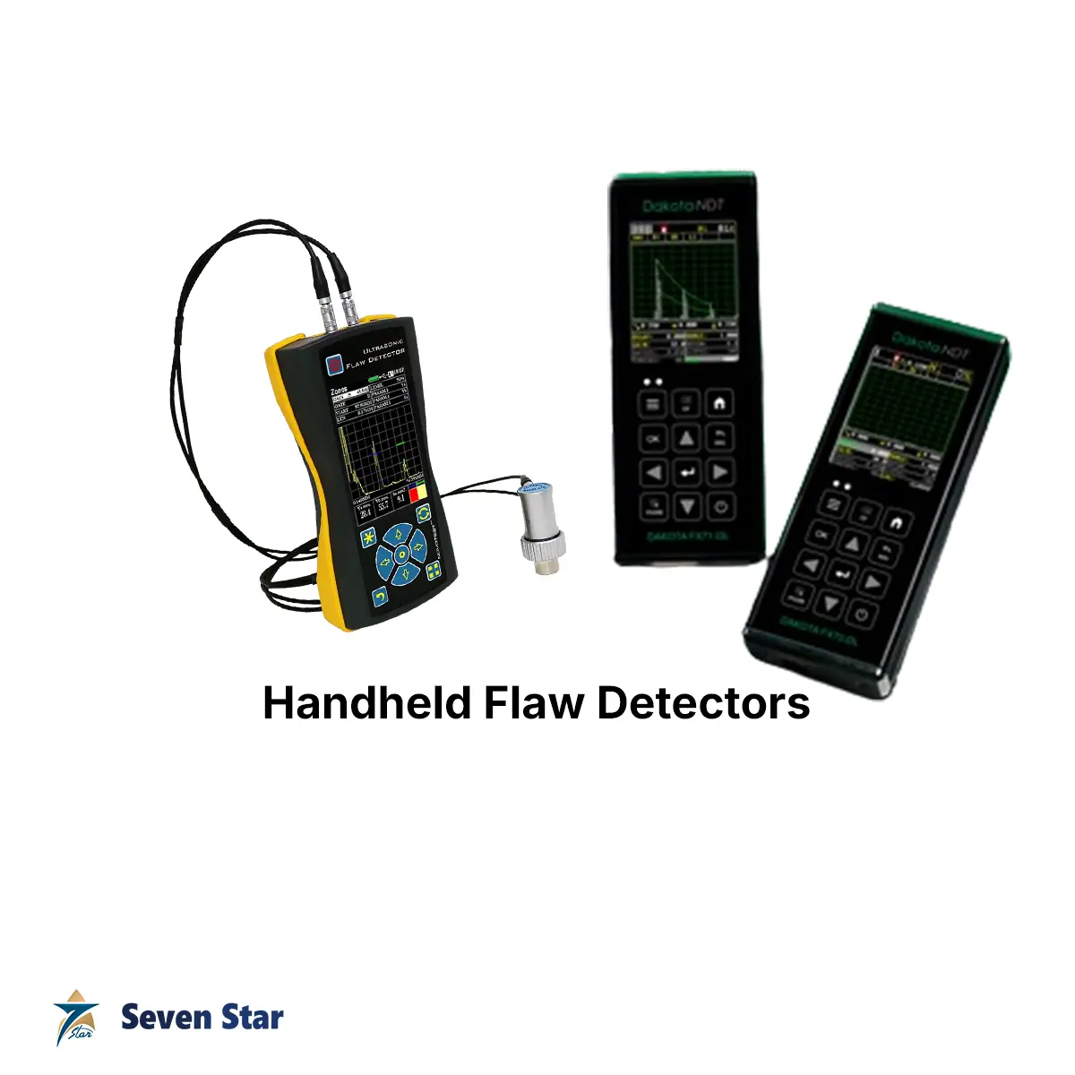 Portable ultrasonic handheld flaw detectors