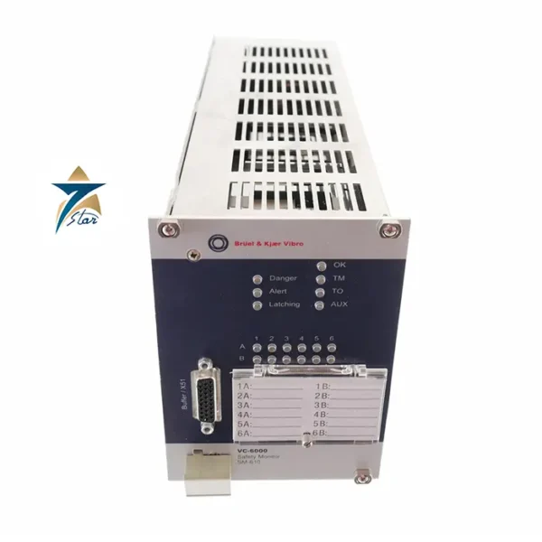 Brüel & Kjær Vibro SM-610-107 monitoring module for VC-6000 machine condition monitoring system