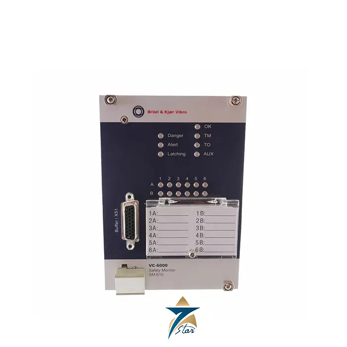 Brüel & Kjær Vibro SM-610-113 monitoring module for VC-6000 condition monitoring system