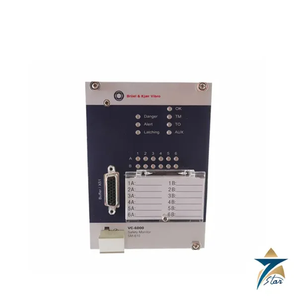 Brüel & Kjær Vibro SM-610-118 monitoring module for VC-6000 condition monitoring system