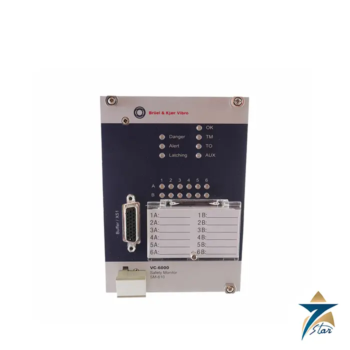 Brüel & Kjær Vibro SM-610-118 monitoring module for VC-6000 condition monitoring system