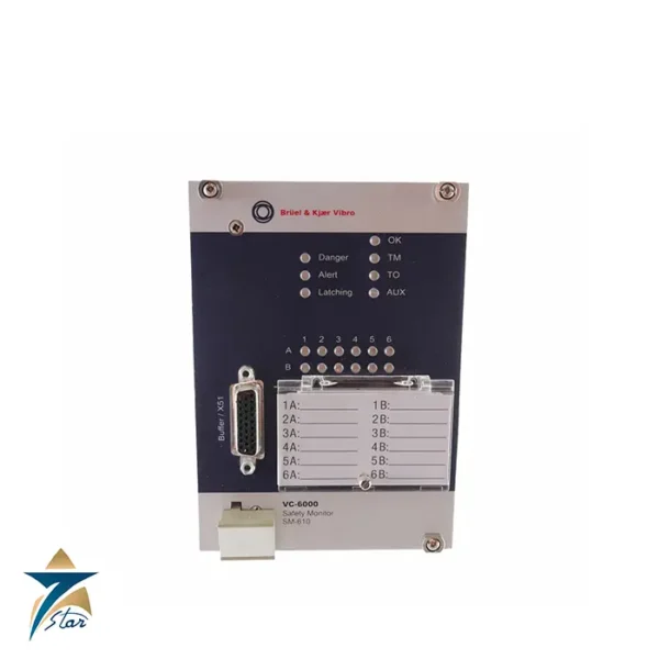 Brüel & Kjær Vibro SM-610-139 monitoring module for VC-6000 condition monitoring system