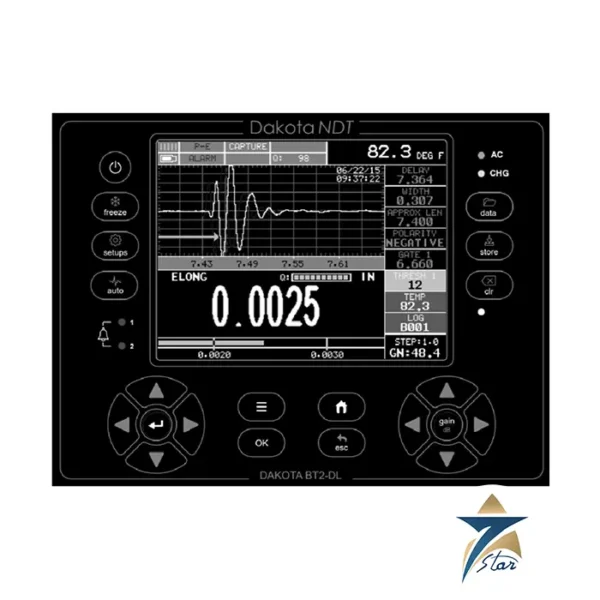 Dakota BT2-DL benchtop ultrasonic bolt tension monitor for laboratory bolt load measurement