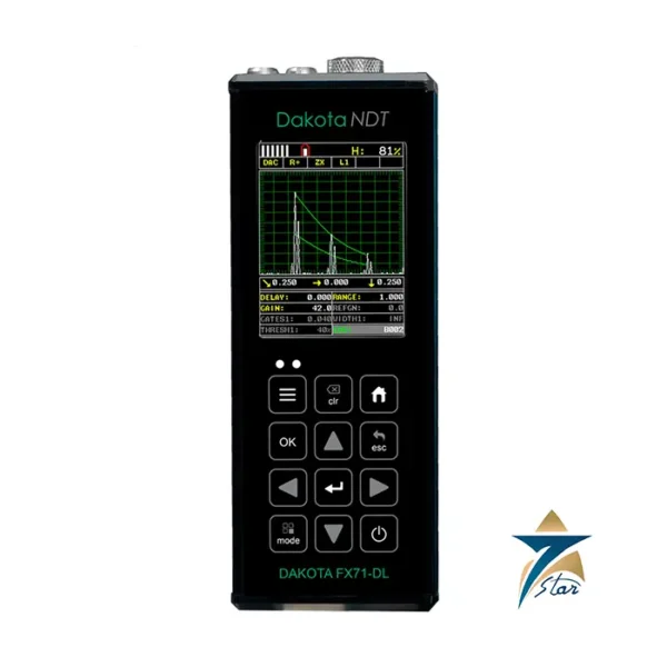 Dakota FX71-DL ultrasonic flaw detector for weld inspection and crack detection