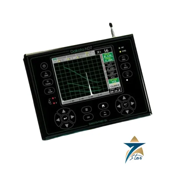 Dakota FX81-DL bench-top ultrasonic flaw detector for laboratory and workshop NDT inspection