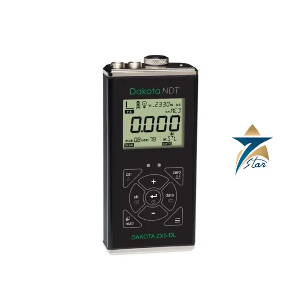 Dakota ZX5-DL corrosion thickness gauge for ultrasonic wall thickness measurement and corrosion inspection