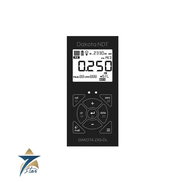 Dakota ZX5-DL corrosion thickness gauge for ultrasonic wall thickness measurement and corrosion inspection