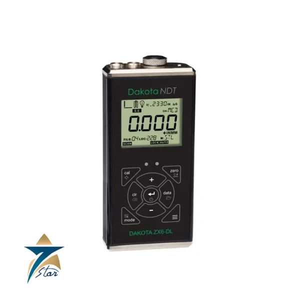 Dakota ZX6-DL corrosion thickness gauge for advanced ultrasonic wall thickness and corrosion inspection
