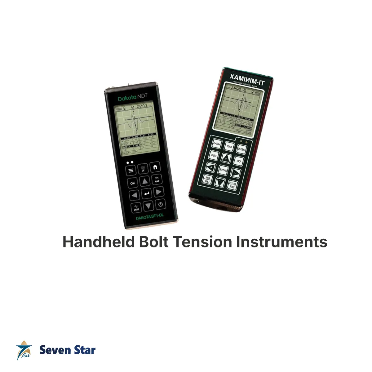 Portable ultrasonic bolt tension instruments