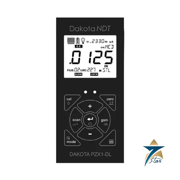 Dakota NDT PZX1 precision ultrasonic thickness gauge for thin materials