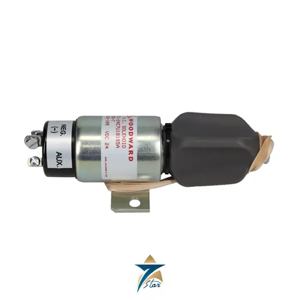 Komatsu 600-815-7550 fuel stop solenoid for heavy equipment engines