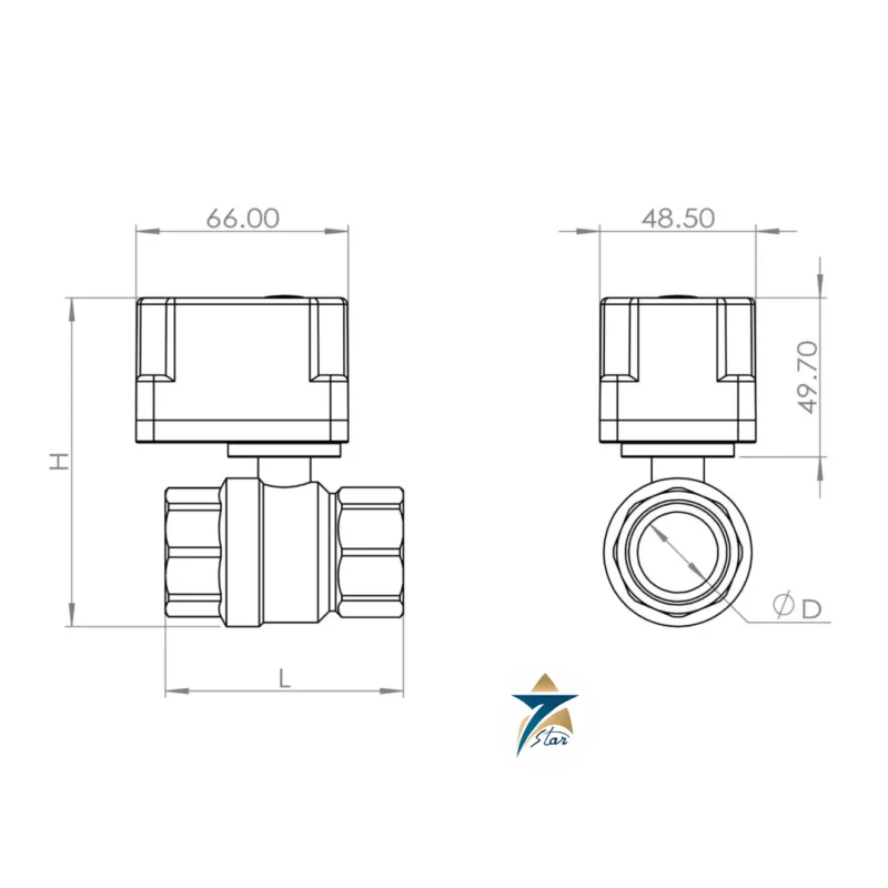 pFlow VC301R Flow Switch For Building with LoRaWAN connectivity for remote water system control