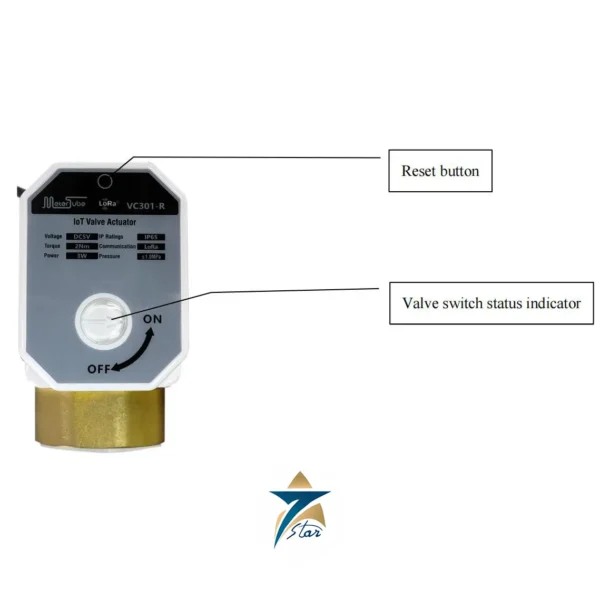 pFlow VC301R Flow Switch For Building with LoRaWAN connectivity for remote water system control