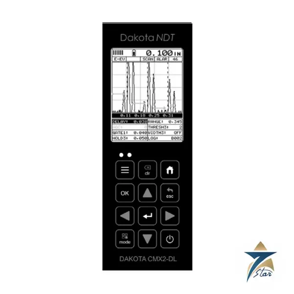 Dakota CMX2-DL Corrosion Thickness Gauge with A-Scan Waveform Display
