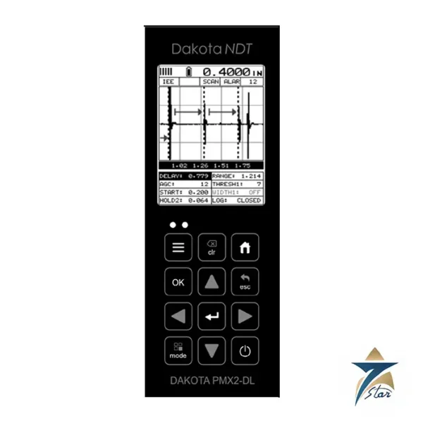 Dakota NDT PMX2-DL Precision Thickness Gauge with A-Scan Display