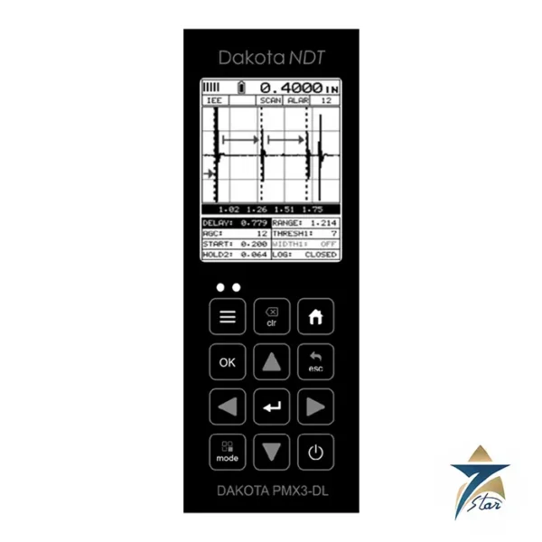 Dakota NDT PMX3-DL Precision Thickness Gauge with Color B-Scan