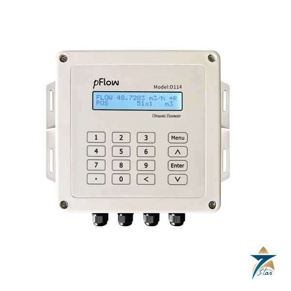 pFlow D114 Wall-Mount Ultrasonic Flowmeter - Seven Star LLC