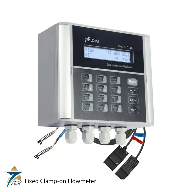 Fixed Clamp-on Flowmeter