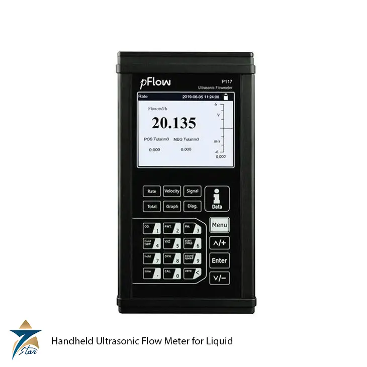 Handheld Ultrasonic Flow Meter for Liquid