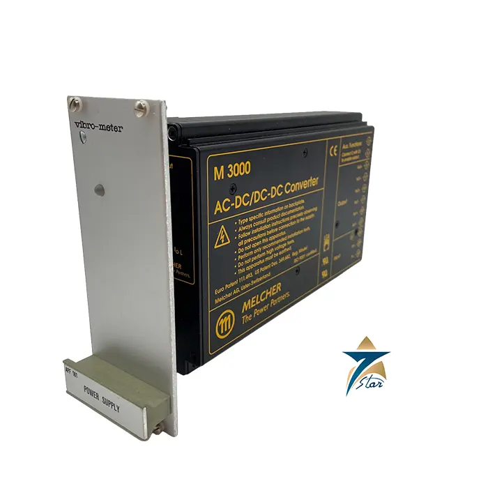 Siemens Vibro-Meter 204-161-000-012 Power Supply Module for Rustronic Mk2 Systems