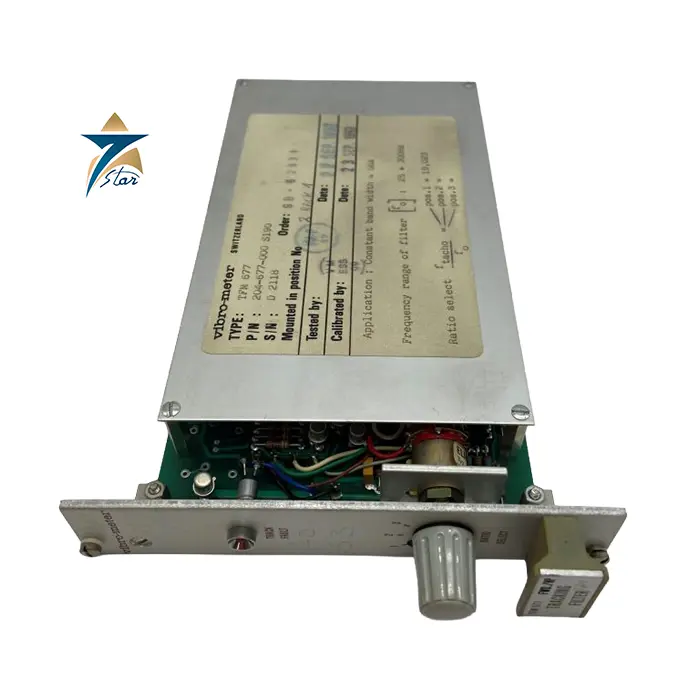Siemens Vibro-Meter 204-677-000 S190 Tracking Filter Module for Rustronic Mk2 Turbine Control.