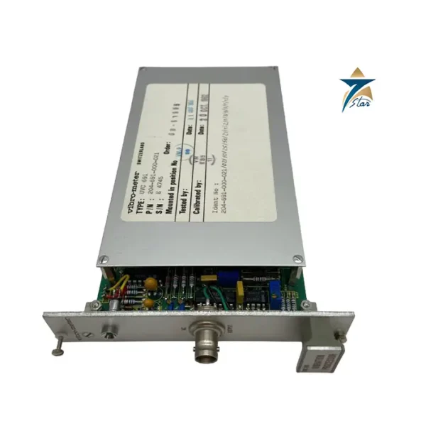 Siemens Vibro-Meter UVC 691 Vibration Processor Module Part Number 204-691-000-021