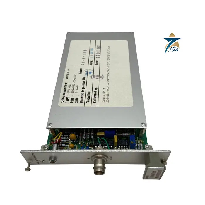 Siemens Vibro-Meter UVC 691 Vibration Processor Module Part Number 204-691-000-021