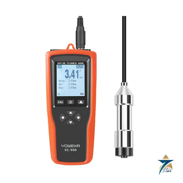 Yowexa EC-900 Digital Coating Thickness Gauge for Ferrous and Non-Ferrous Inspection