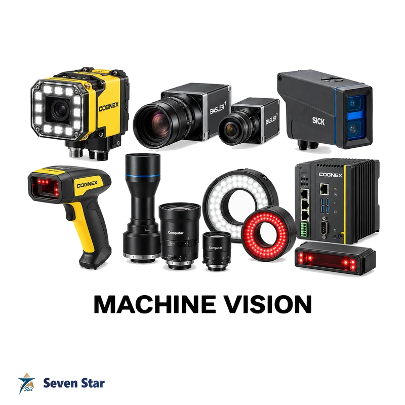 Industrial machine vision cameras, smart cameras, lenses and code readers