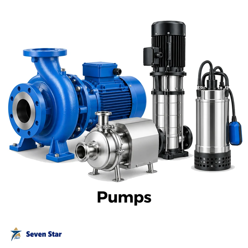 Centrifugal, submersible and vertical multistage pumps