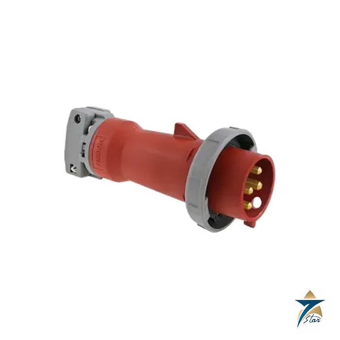 Hubbell HBL4100P6W IEC Pin and Sleeve Plug Supplied by Authorized Partner Seven Star LLC