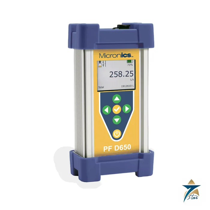 Micronics Portaflow D650 Doppler Ultrasonic Flowmeter Supplied by Authorized Partner Seven Star LLC