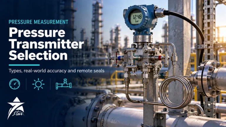Differential pressure transmitter with manifold and remote seal capillary on a gas pipeline, Seven Star LLC