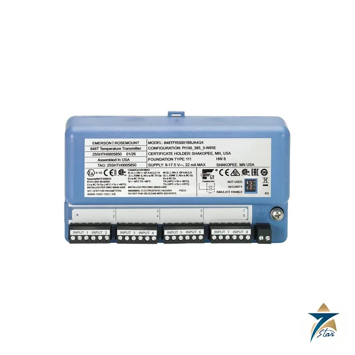 Rosemount 848T High Density Temperature Transmitter Supplied by Authorized Partner Seven Star LLC