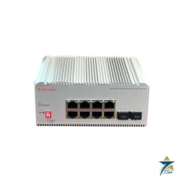 Winsonic NE11007-00842A Unmanaged PoE Switch Supplied by Authorized Partner Seven Star LLC