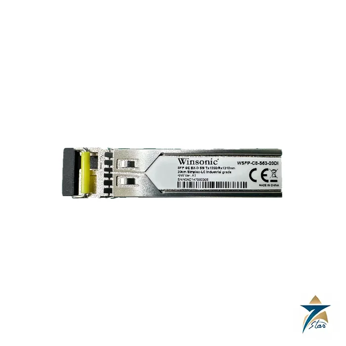 Winsonic WSFP-C8-S53-20Di-F Gigabit Ethernet SFP Transceiver Supplied by Authorized Partner Seven Star LLC