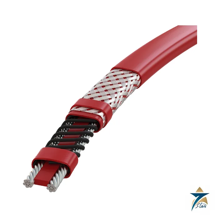 Raychem XTVR self-regulating heating cable, family photo (10XTVR2-CT is the 200-277 Vac, 10 W class version)